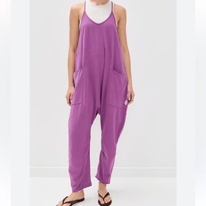Boho Women's lavender Purple boho Jumpsuit size M